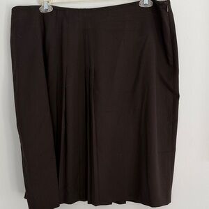 Anne Klein Elegant dark Brown Pencil Skirt